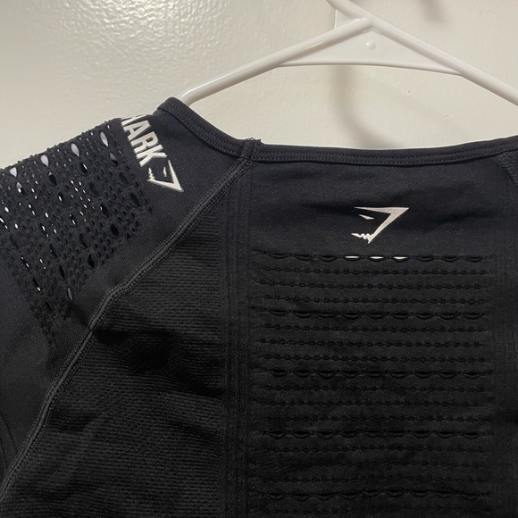 Gymshark Stretch Mesh Style Long Sleeve Workout Top - Picture 10 of 11